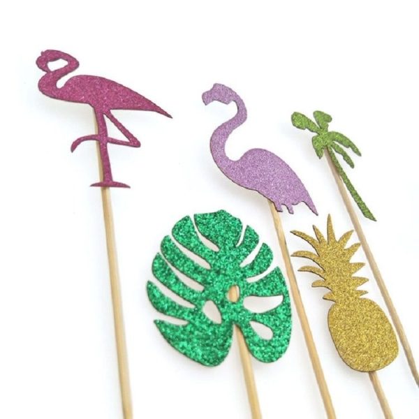 24pcs / Pack Holiday Theme Party Cake Dessert Table Decoration Inserted Card - Image 5