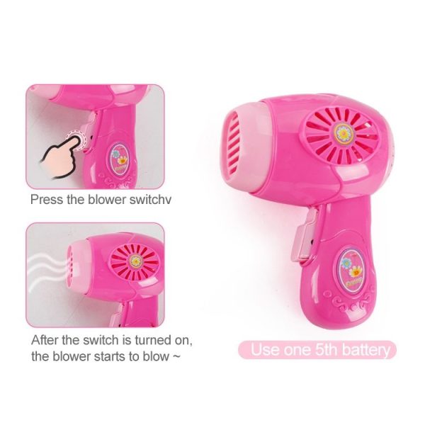 Mini Hair Drier Pretend Play Children Simulation Appliances Toys - Image 4