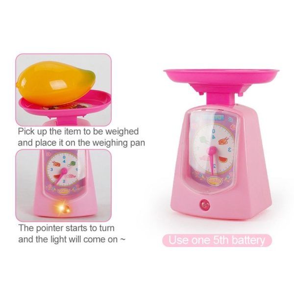 Mini Electronic Scale Pretend Play Children Simulation Appliances Toys - Image 4