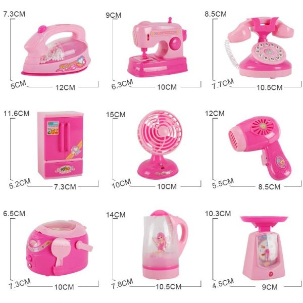 Mini Sewing Machine Pretend Play Children Simulation Appliances Toys - Image 3