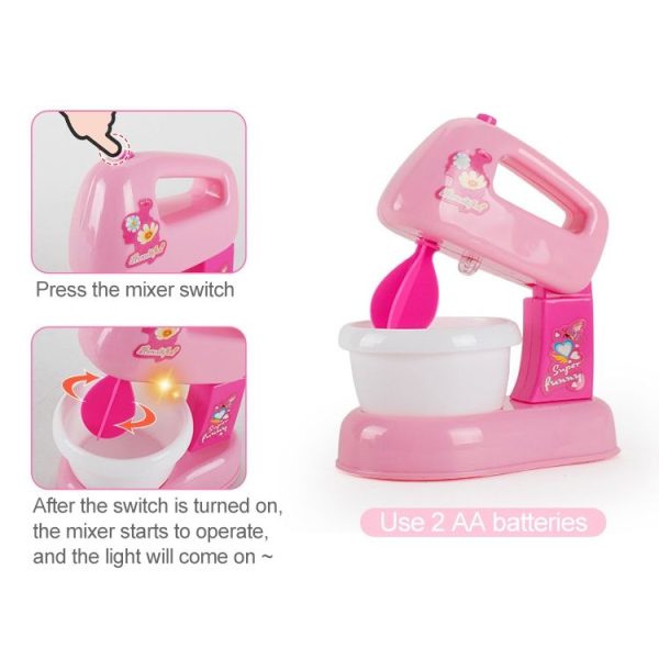 Mini Blender Pretend Play Children Simulation Appliances Toys - Image 4