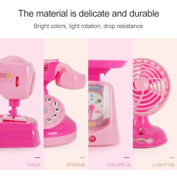 Mini Air Conditioner Pretend Play Children Simulation Appliances Toys - Image 7