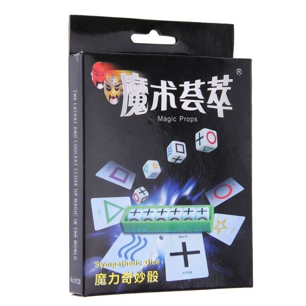 Funny Puzzle Magic Props Children Toys Sympathetic Dice Playing Cards - Image 6