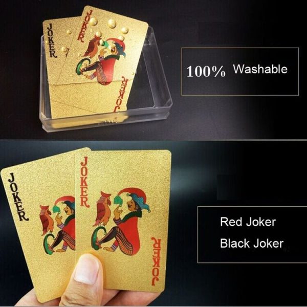Creative Frosted Mosaic Gold Dollar Back Texture Plastic From Vegas to Macau Playing Cards Texas Poker Novelty Collection Gift - Image 4