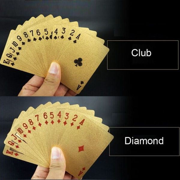 Creative Frosted Mosaic Gold Dollar Back Texture Plastic From Vegas to Macau Playing Cards Texas Poker Novelty Collection Gift - Image 5