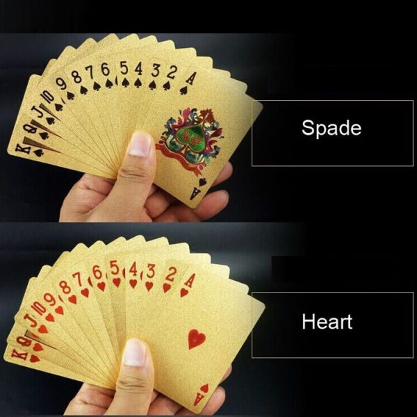 Creative Frosted Mosaic Gold Dollar Back Texture Plastic From Vegas to Macau Playing Cards Texas Poker Novelty Collection Gift - Image 6