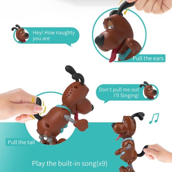 MoFun Pocket Smart Bluetooth Pet Machine Dog Touch Voice Interaction (Coffee) - Image 7