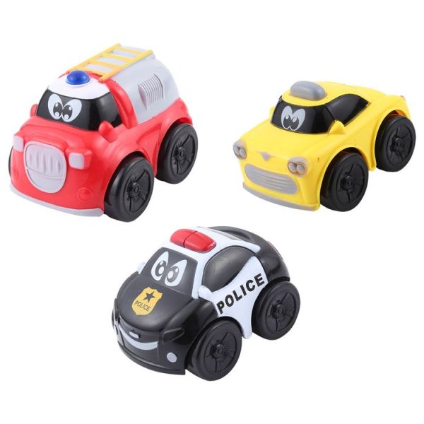 3 PCS Mini Children Toy Inertia Car, Random Color Delivery - Image 2