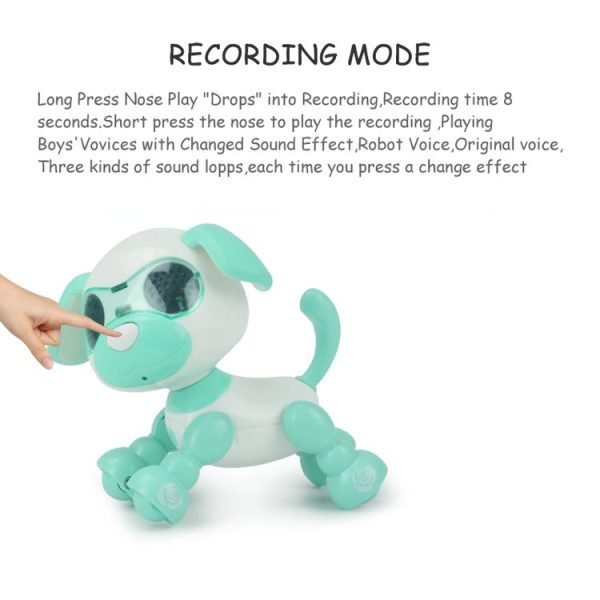 MoFun 135 Smart Robot Pet Dog Touch Sensing Electric Toy (Pink) - Image 6