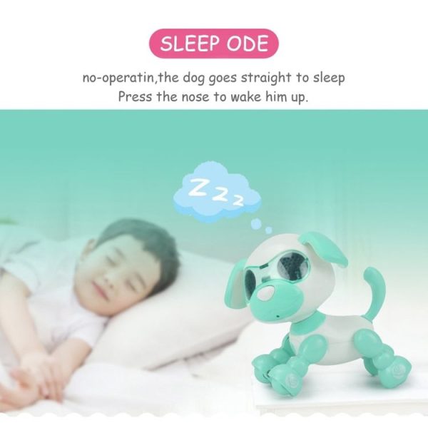 MoFun 135 Smart Robot Pet Dog Touch Sensing Electric Toy (Pink) - Image 7