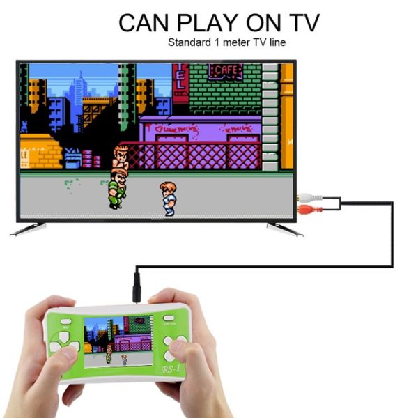 RS-1 Retro Portable Handheld Game Console, 2.5 inch 8 Bits True Color LCD, Built-in 152 Kinds Games (Black) - Image 7