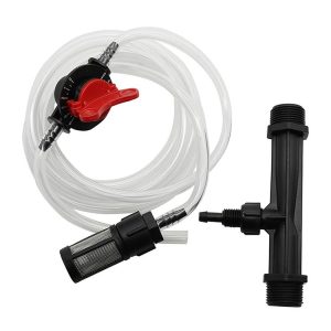 Venturi Fertilizer Applicator G3 / 4 Fertilizer and Filter Straw Kit with Six-point Connector