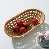 GP36 Rattan Braided Small Towel Holder Basket - Image 3