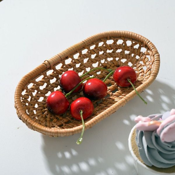 GP36 Rattan Braided Small Towel Holder Basket - Image 3