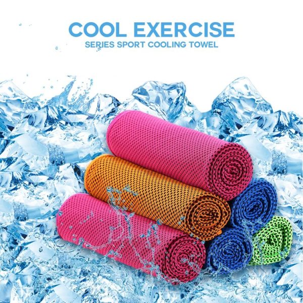 WK WT-TW01 Quick-drying Cold Sports Towel (Pink) - Image 5