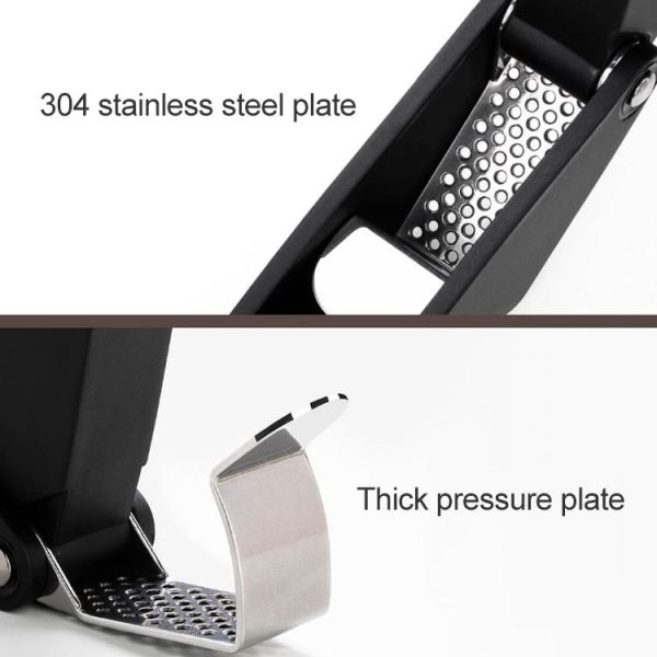 Original Xiaomi Youpin Huohou Garlic Presser Manual Garlic Mincer Chopping Garlic Tools (Black) - Image 3