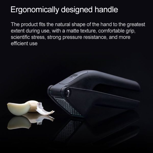 Original Xiaomi Youpin Huohou Garlic Presser Manual Garlic Mincer Chopping Garlic Tools (Black) - Image 6