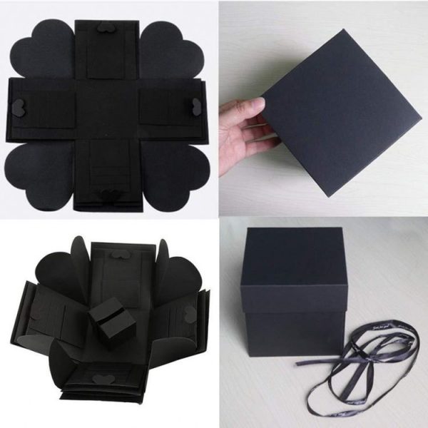 Creative DIY Handmade Photo Album Commemorative Book Surprise Explosion Gift Box, Finished + PVC Version - Image 4