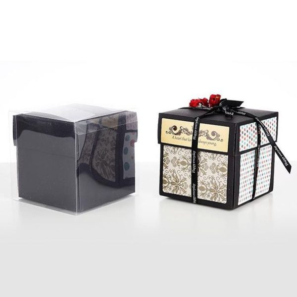 Creative DIY Handmade Photo Album Commemorative Book Surprise Explosion Gift Box, Finished + PVC Version - Image 6