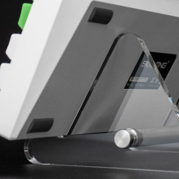 YX003-1 Single Layer Transparent Acrylic Detachable Keyboard Stand - Image 7