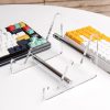 YX003-2 Double Layer Transparent Acrylic Detachable Keyboard Stand - Image 3