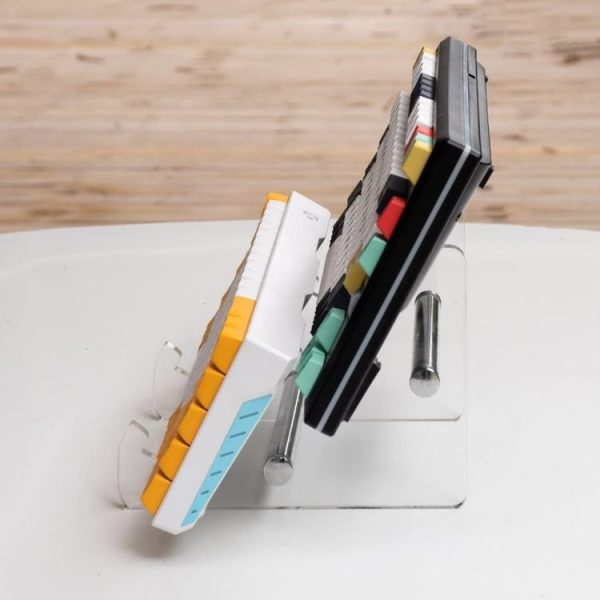 YX003-2 Double Layer Transparent Acrylic Detachable Keyboard Stand - Image 5