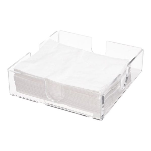 YX011 Transparent Acrylic Napkin Stand - Image 3