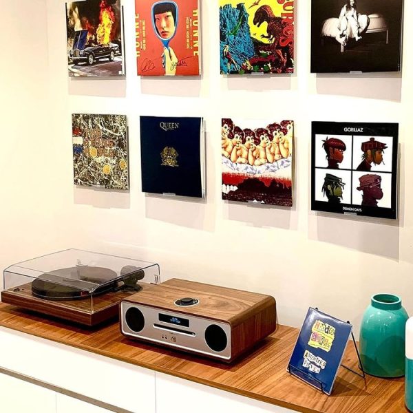 YX015 6 / Pack Acrylic Record Rack Wall Mounted CD Display Stand - Image 7