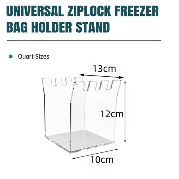 YX019-1 Small Acrylic Ziplock Bag Stand - Image 2
