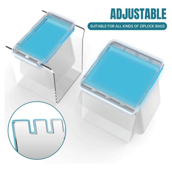 YX019-1 Small Acrylic Ziplock Bag Stand - Image 3