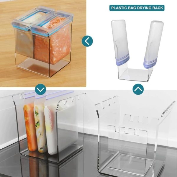 YX019-1 Small Acrylic Ziplock Bag Stand - Image 4