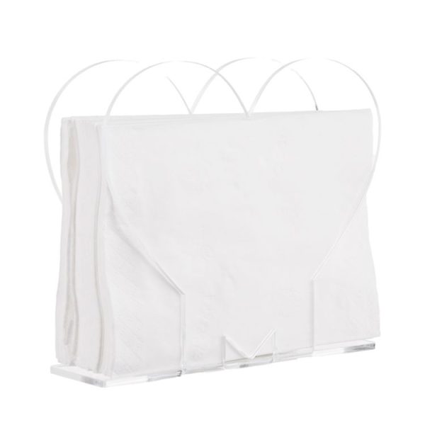 YX012 Transparent Acrylic Table Paper Towel Organizer - Image 4