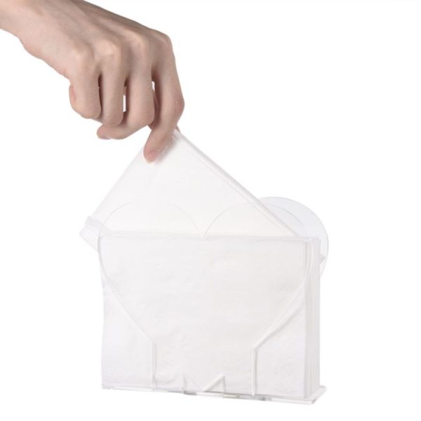 YX012 Transparent Acrylic Table Paper Towel Organizer - Image 5