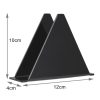 YX014-1 Acrylic Triangular Table Paper Towel Organizer (Black) - Image 2