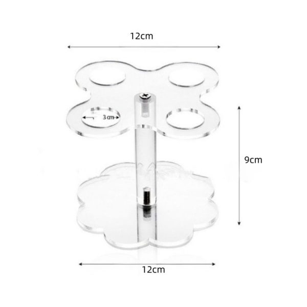 2pcs YX047 Acrylic Cone Display Stand Ice Cream Display Stand - Image 3