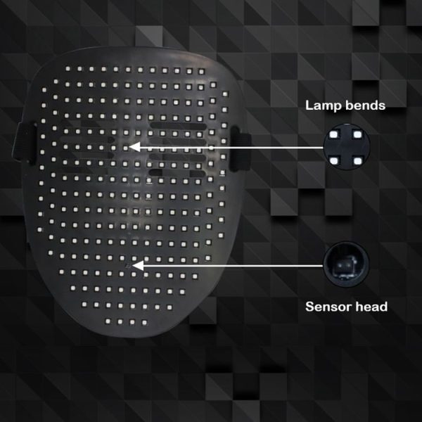 Halloween Festival Party Gesture Sensing LED Luminescence Mask - Image 5
