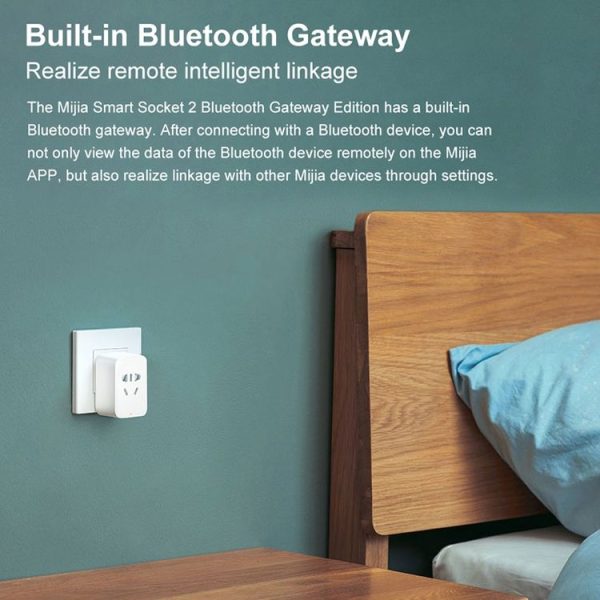 Original Xiaomi Mijia 2.4GHz WiFi Control Converter Smart Socket Bluetooth 4.2 Gateway Version, CN Plug - Image 11