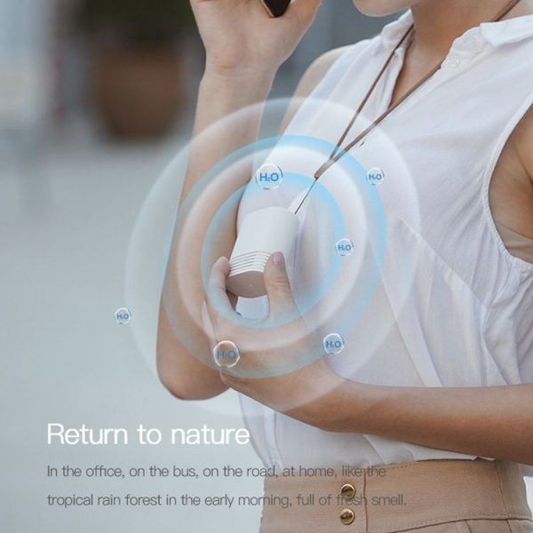 HE-K001 Hanging Neck Negative Ion Air Purifier Portable Household Formaldehyde Removal Portable Purifier (White) - Image 9
