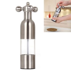 MICLAN Stainless Steel 304 Rudder Shape Grinder Pepper Grinding Machine, Size: L