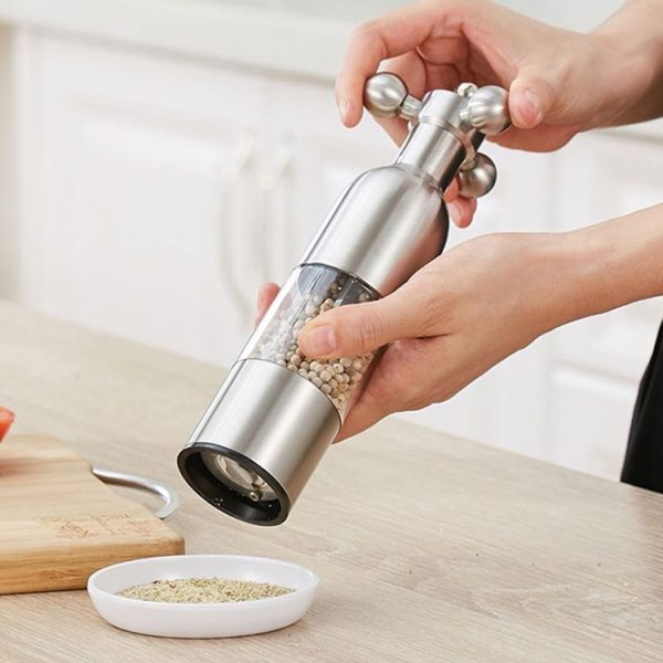MICLAN Stainless Steel 304 Rudder Shape Grinder Pepper Grinding Machine, Size: L - Image 7