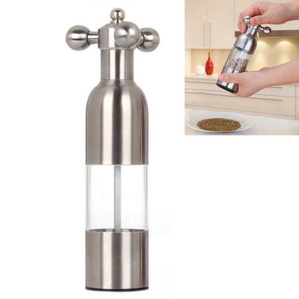 MICLAN Stainless Steel 304 Rudder Shape Grinder Pepper Grinding Machine, Size: S