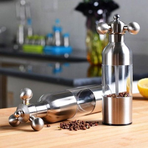MICLAN Stainless Steel 304 Rudder Shape Grinder Pepper Grinding Machine, Size: S - Image 6