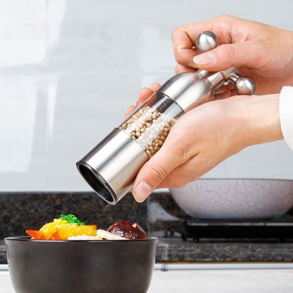 MICLAN Stainless Steel 304 Rudder Shape Grinder Pepper Grinding Machine, Size: S - Image 8