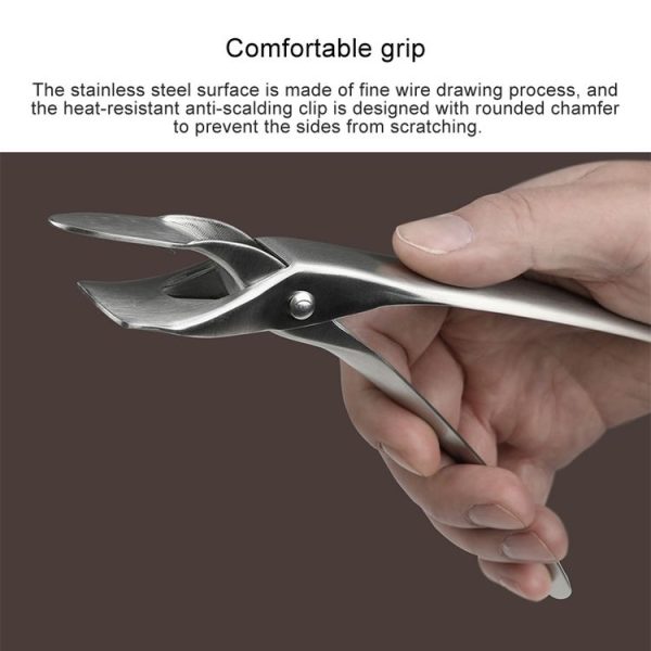 Original Xiaomi Youpin Huohou Portable Kitchen Stainless Steel Anti-scalding Clamp - Image 6
