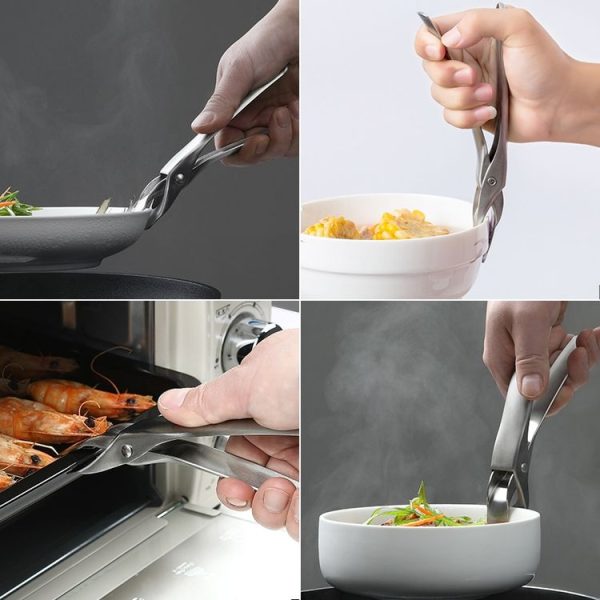 Original Xiaomi Youpin Huohou Portable Kitchen Stainless Steel Anti-scalding Clamp - Image 7