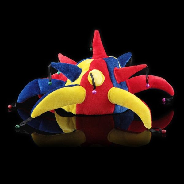 Funny Multicolor Halloween Props Clown Hat - Image 2
