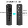 Non-slip Texture Washable Silicone Remote Control Cover for Amazon Fire TV Remote Controller (Purple) - Image 3