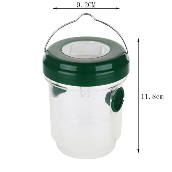 Solar Powered LED Fly Bee Trap Catcher Insect Control Tool - Image 3