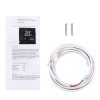 BHT-3001 16A Load Electronic Heating Type LCD Digital Heating Room Thermostat with Sensor, Display Clock / Temperature / Time / Week / Heat etc. (Black) - Image 6