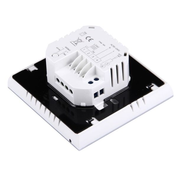 BHT-1000-GB-WIFI 16A Load Electronic Heating Type Touch LCD Digital WiFi Heating Room Thermostat with Sensor, Display Clock / Temperature / Periods / Time / Week / Heat etc. (White) - Image 5